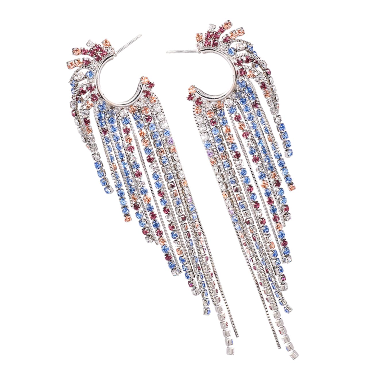 5pares Pendientes De Borlas Coloridos De Imitación Para Mujer Joyería De Declaración Elegante y Ocasiones Especiales