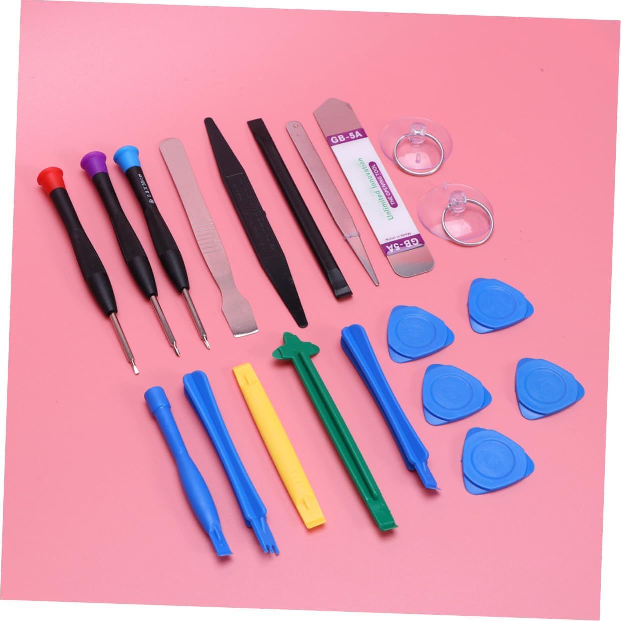 20pcs Disassembly Kit for Smartphones Multi-Functional Screwdriver Ergonomic Non- Handle for Electronics Repair and Screen Separation