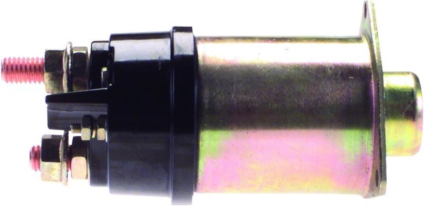 OEG Parts New 12V Starter Solenoid Compatible With Cummins Delco Replacement Compatible With Ford White 4-Terminal, Insulated Base 3604649RX 10456393 1115593 1115645 E6HZ-11390-C SW2195 82201-5004