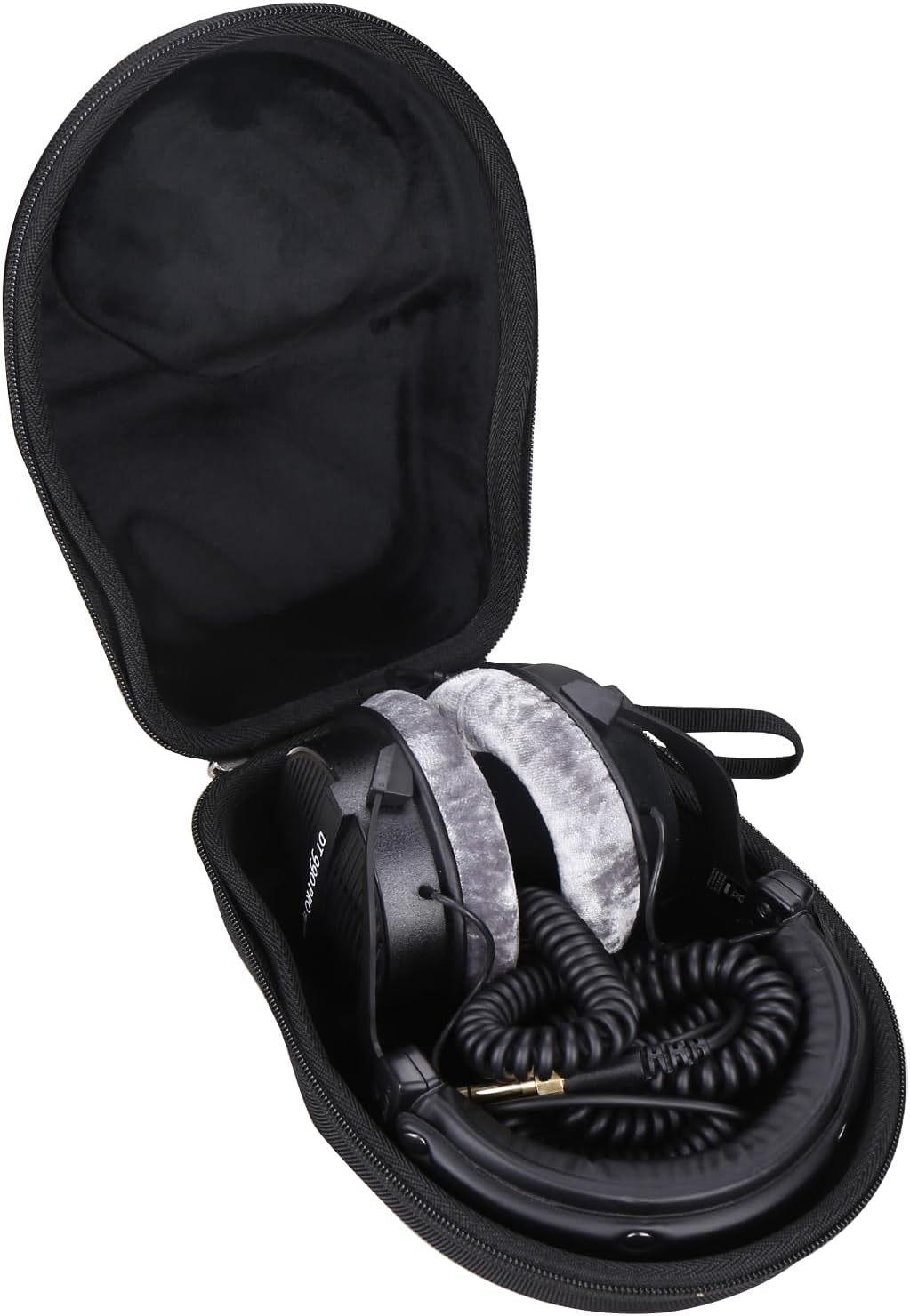 Mchoi Headphone Case Compatible with Beyerdynamic DT 990 PRO/DT 770 PRO Open Studio Headphone, Case Only, Black