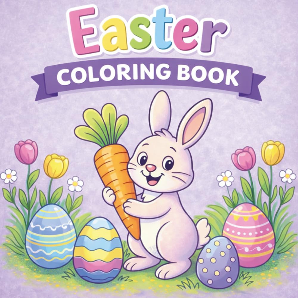 Easter Coloring Book: 40 Sweet Coloring Pages
