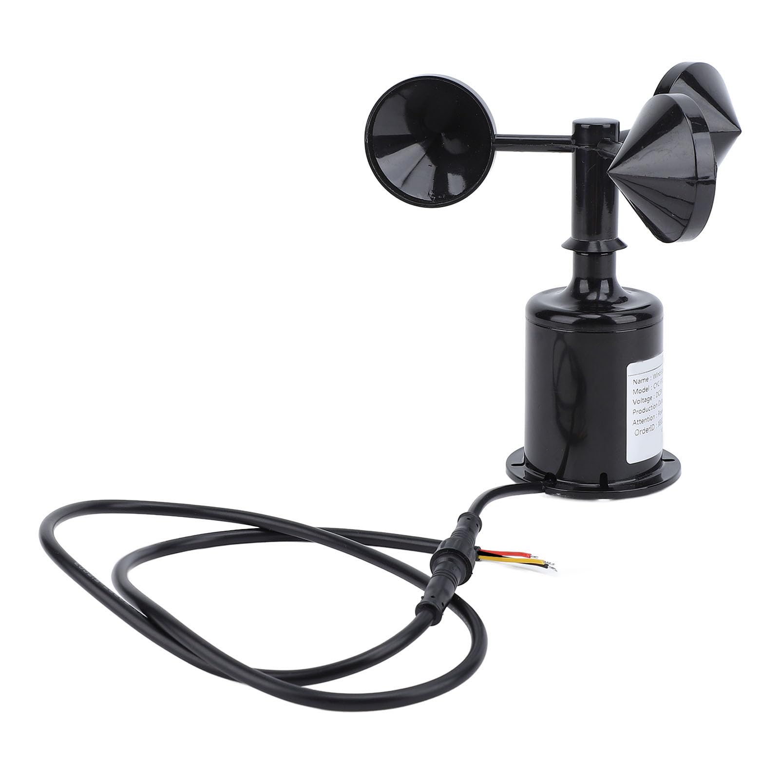 Haofy Windgeschwindigkeits-Anemometer 5 V DC, Kompatibel mit Unteren und Seitlichen Verkabelungsoptionen