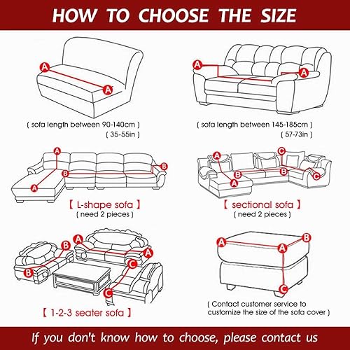 Miniatura 3 de Funda de sofá seccional, de 3 piezas, con forma de L, para sofá de esquina, con estampado de ciervos a cuadros, color gris, antideslizante, para