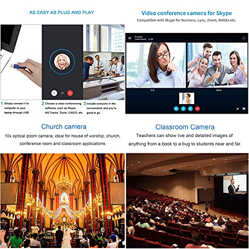 TONGVEO-Video-Conference-PTZ-Camera-20X-USBHDMISDI-1080P-for-Business-Meeting-Church-Live-Streaming-Education