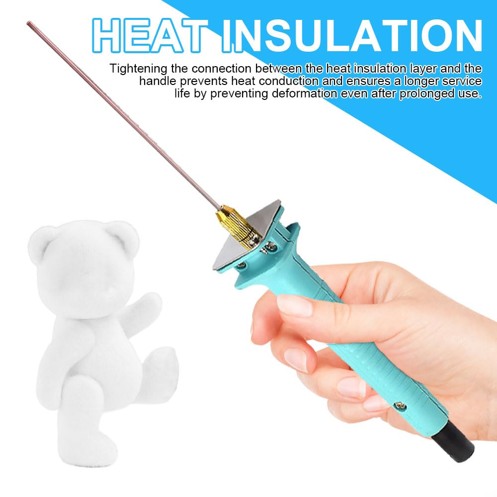 Styroporschneider, 30W 15/20CM Elektrischer Schaumstoffschneider, Foam Cutter Heißdrahtschneider, EU-Stecker, Gravierwerkzeug, Kunst DIY, Styropor Schneider für Schnittkanten