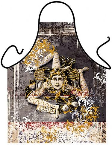 "Trinacria" (Sicilian Symbol) - Kitchen Apron - 100% Polyester
