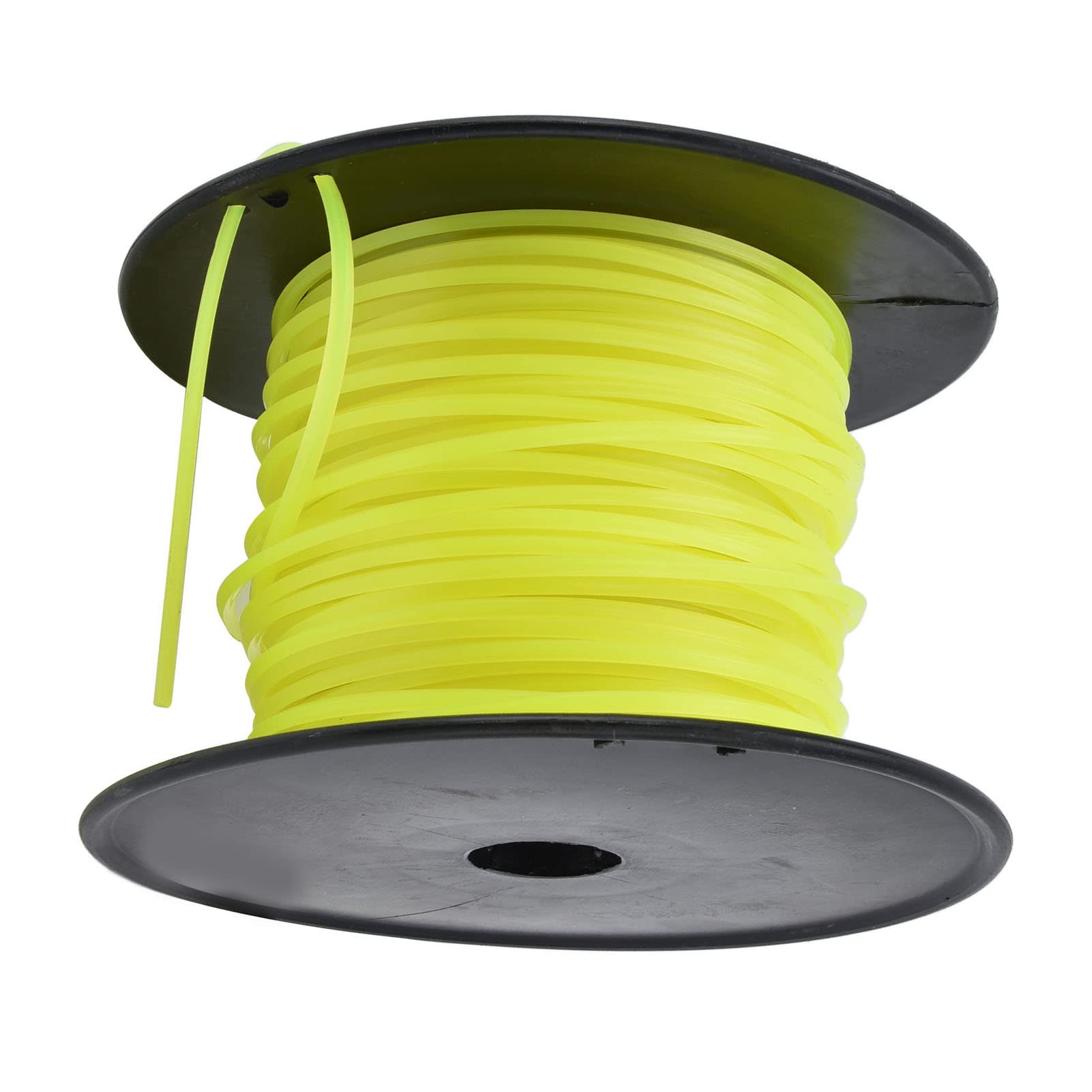 Wakects Filo per Decespugliatore da 3 Mm Filo per Decespugliatore in Nylon per Tosaerba Quadrato Giallo per per Taglio di da Giardino Ed Erbacce (50 m / 164 Piedi)