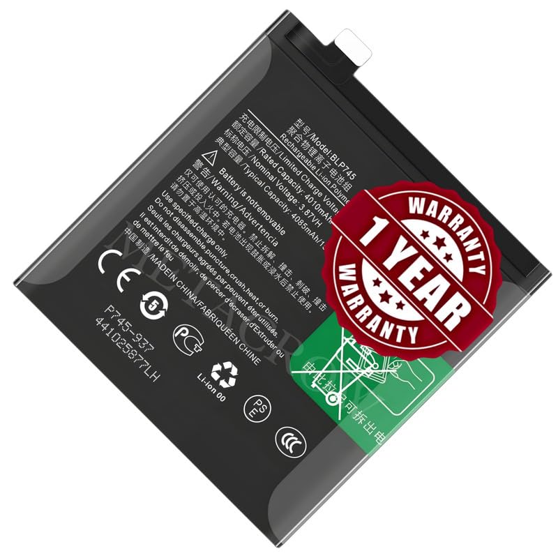 Image of Original BLP745 Battery Compatible for OnePlus 7T Pro (HD1910, HD1911, HD1913) - (4085mAh) - 1 Year Warranty JK10