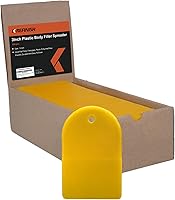 Vista 12 de Esparcidores de Relleno Corporal (3 Tamaños, 15 Piezas) - Esparcidor Plástico Reutilizable Amarillo para Rellenos Automotrices, Masillas, Esmaltes