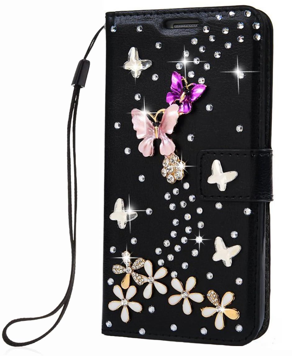 SEAHAI Cover In Pelle Per TCL 40SE: Custodia Portafoglio Blu Con Magnetica E Slot Carte - 3