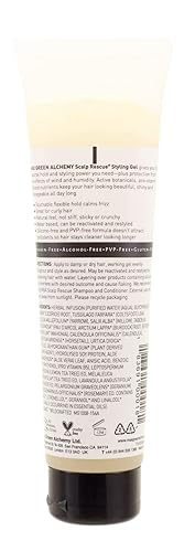 Vista 9 de MGA Gel vegano para peinar el cabello, fórmula orgánica de rescate del cuero cabelludo para un estilo de cabello flexible y natural, productos