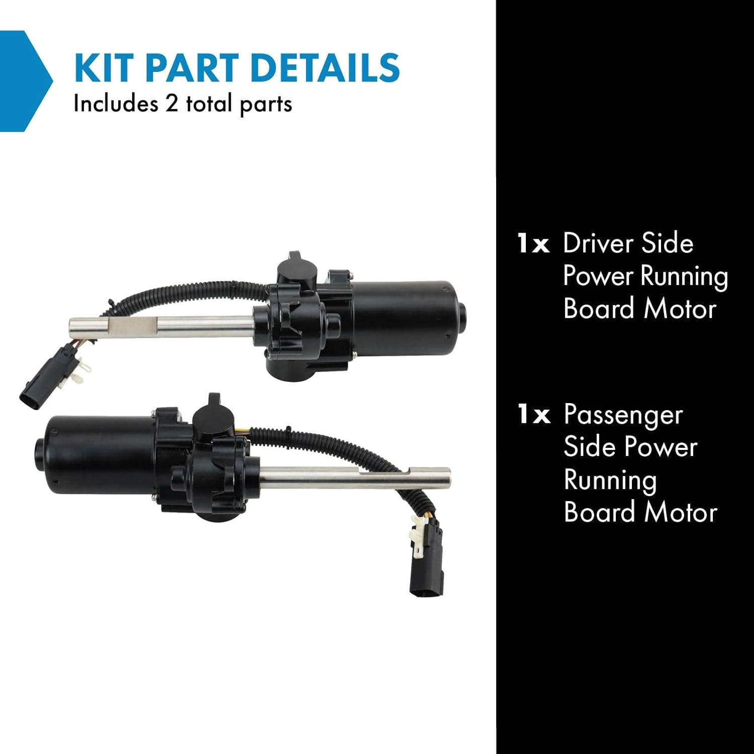 TRQ Power Running Board Motor Compatible with 2019-2022 Ram 1500