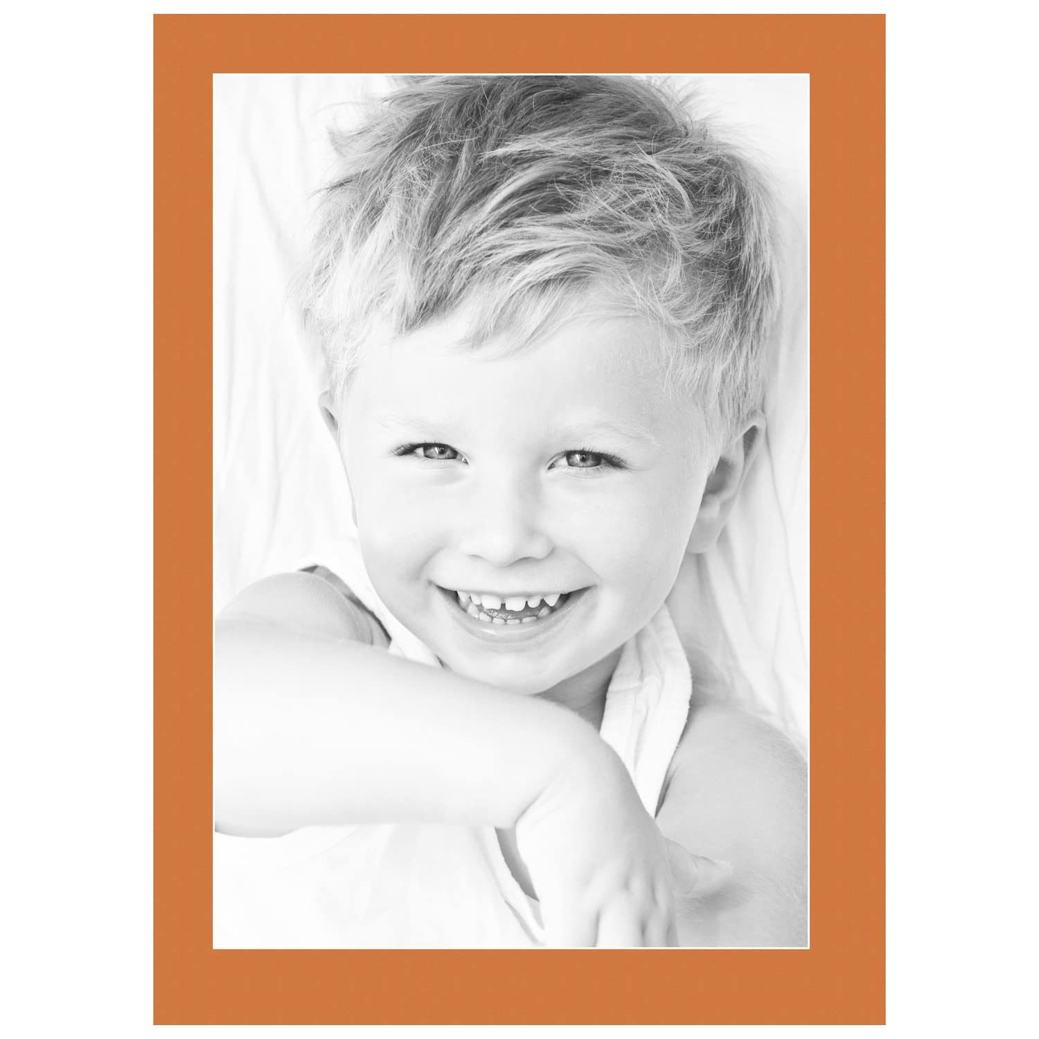 17x25 Tangerine / Octoberfest Custom Mat for Picture Frame with 13x21 opening size (Mat Only, Frame NOT Included)