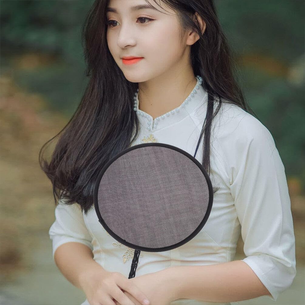 MLPKOI 6er Set Faltfächer Rund - Handfächer Für Sommer & Dekoration