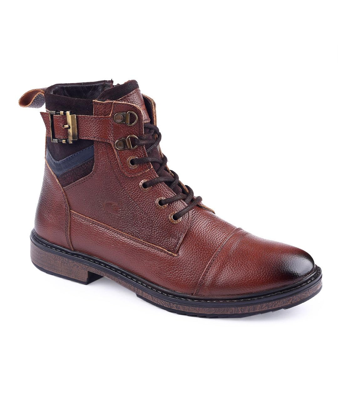 Allen Cooper Genuine Premium Leather Luxury Memory Foam High-Top Ankle Boots Shoes for Men(906|Brown|Size-6) (B0CJTTPWJB) Amazon Price History, Amazon Price Tracker