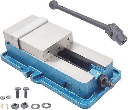 kimllier Tornillo de fresado de alta resistencia de 3 pulgadas, tornillo de banco de bloqueo de precisión de hierro dúctil, tornillo de tornillo de