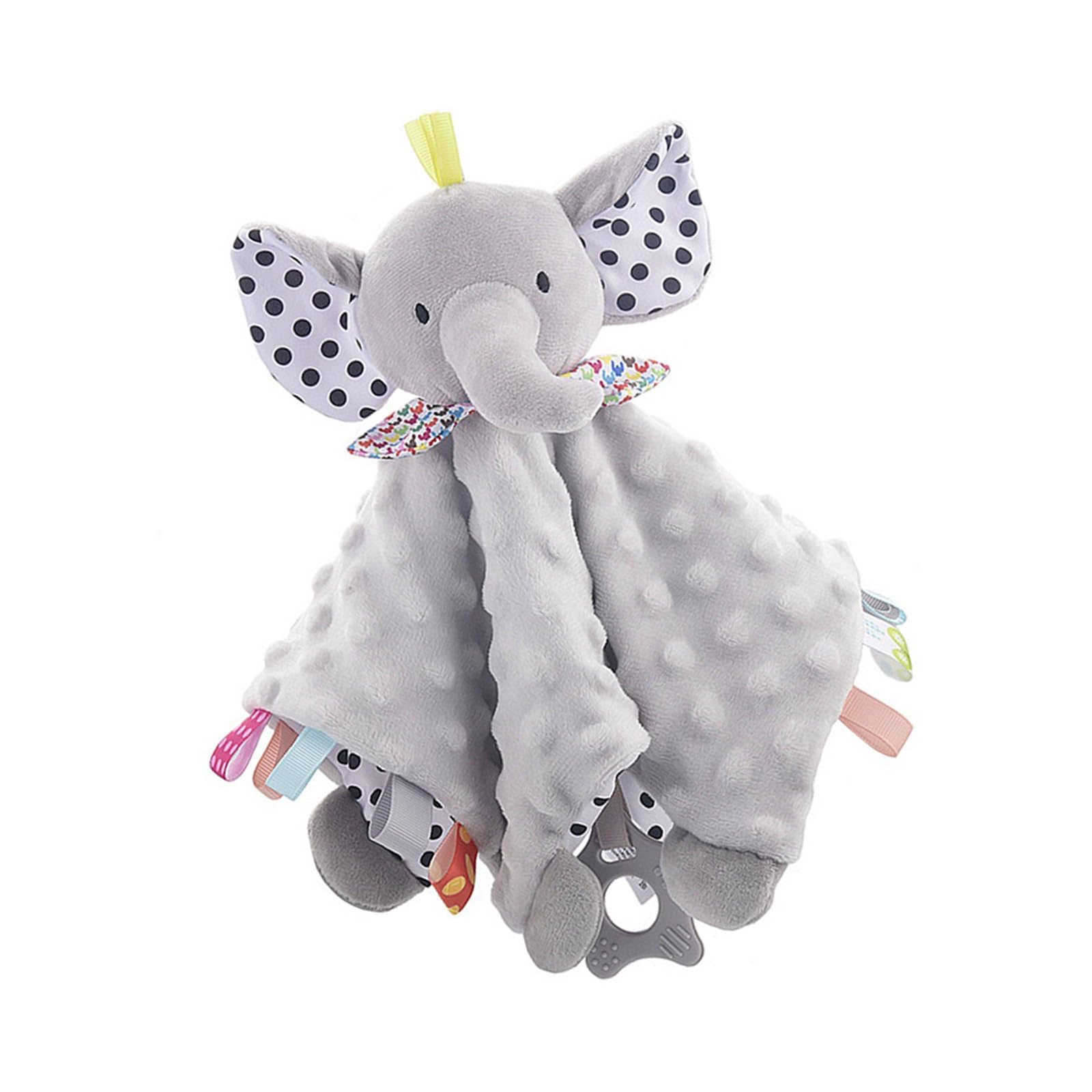 carotoe Baby Appease Towel Small Comforting Blanket Lovely Animal Soothing Doll Toddler Comforter Pacify Soother Toy Infant Soothing Comfort Toy
