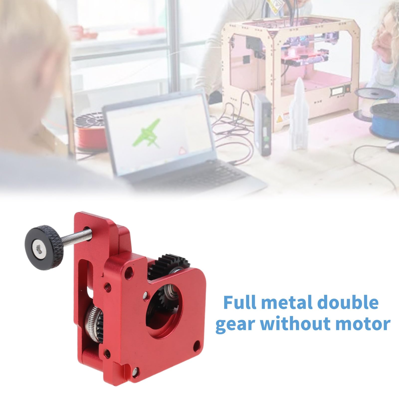 Kangnice 3D Printer Extruder All Metal Extrusion Mechhine Adjustable Tension (No Motor)