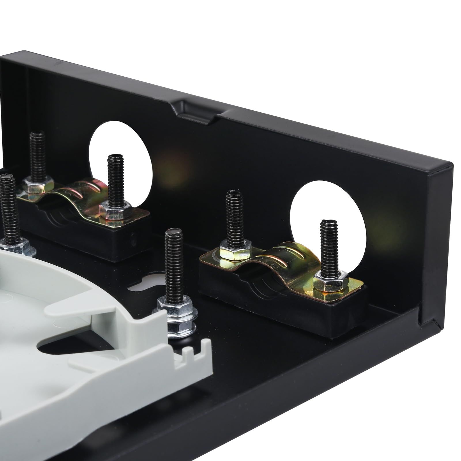 LC-MM LC-OM3 Boîtier mural en fibre optique duplex 12 ports avec bobine multimode LC-OM3 (comprend 1,2 m Pigtail et 6 coupleurs)