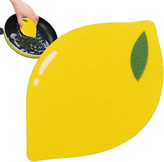 Esponjas para Lavar Platos | Estropajos Abrasivos | Almohadillas de Limpieza Forma Fruta para Sartenes Parrillas y Utensilios de Cocina Baño Bañeras