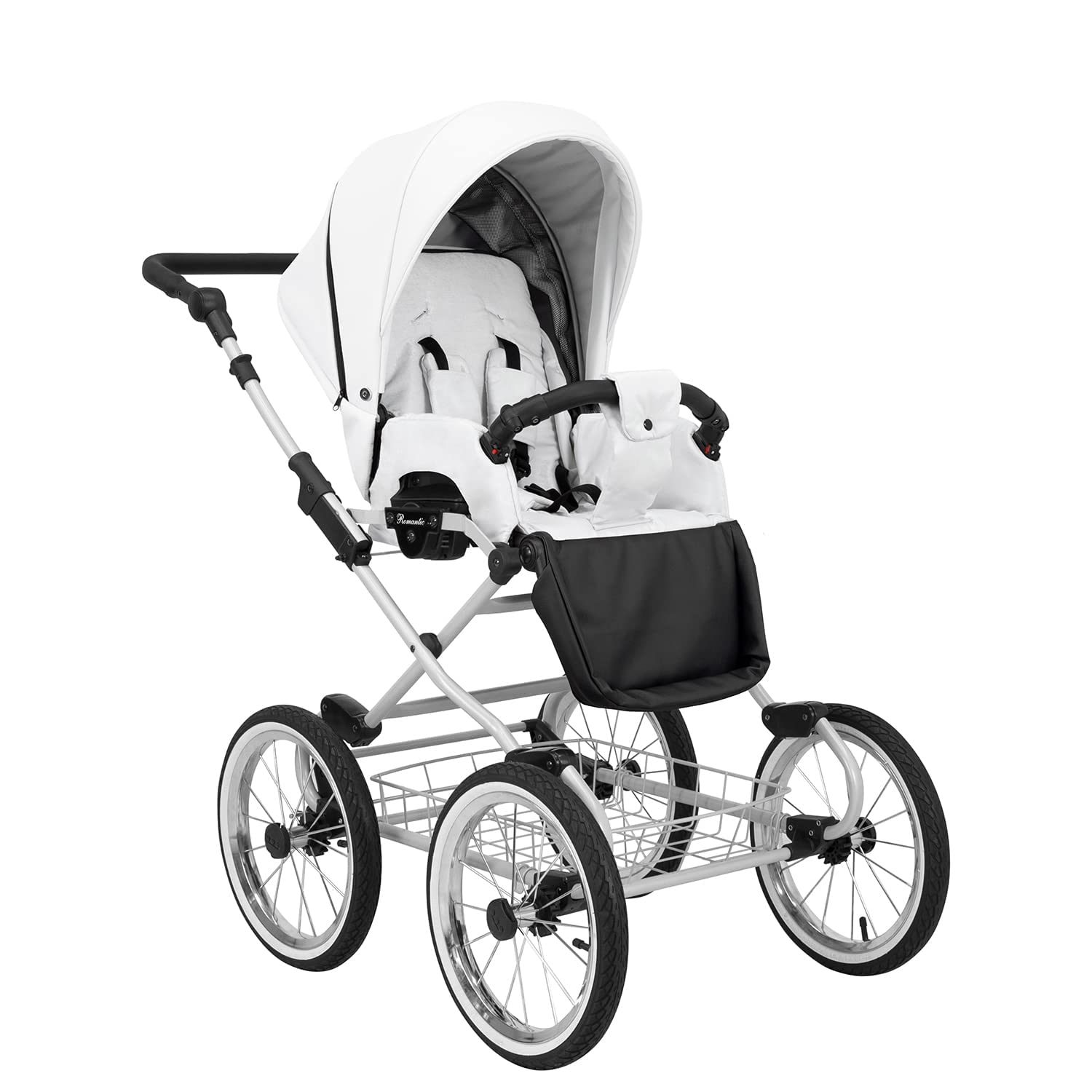 Passeggino per bambini 2 in 1 navicella carrozzina accessoti KUNERT Romantic retro 2in1 passeggini