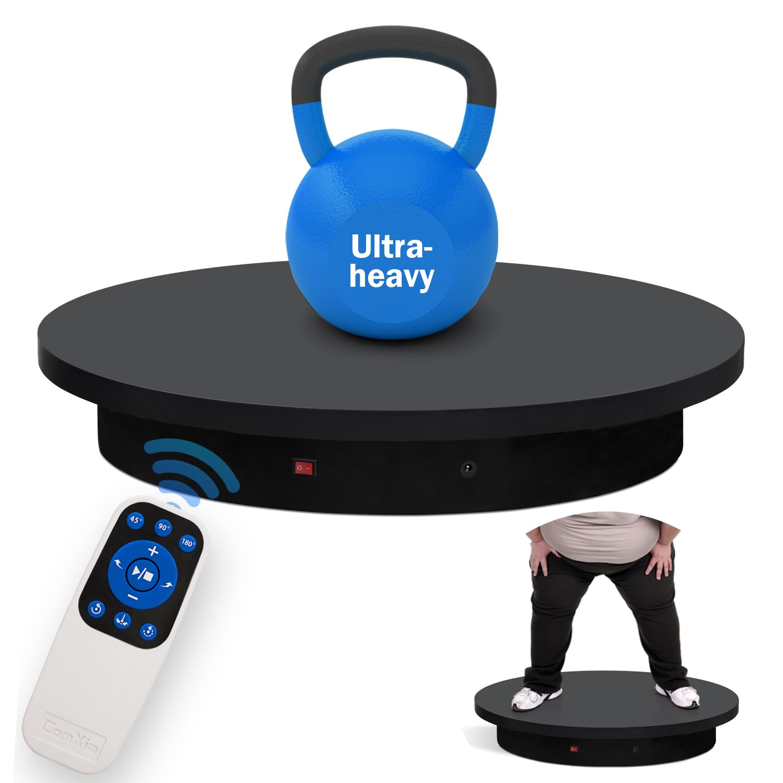 Motorized Rotating Turntable Display Stand - 360 Rotation -12