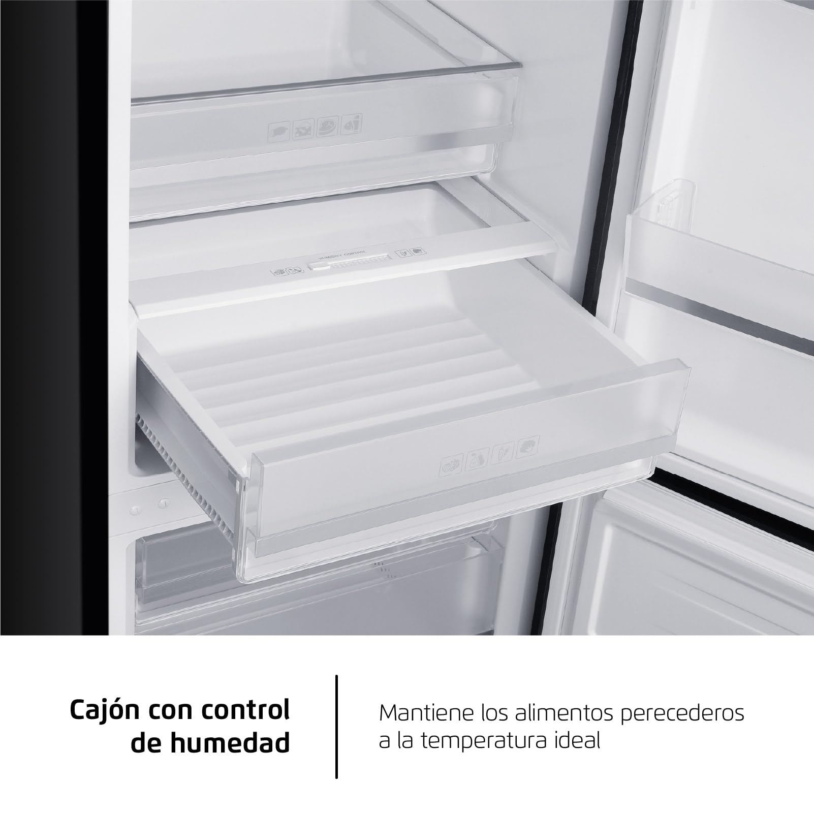 Corberó - Frigorífico Combi | CCH185406NFN | No Frost | 400 L | 186,5 cm | No Frost | Función Eco | Función Vacaciones | Display en la puerta | Negro — view 15