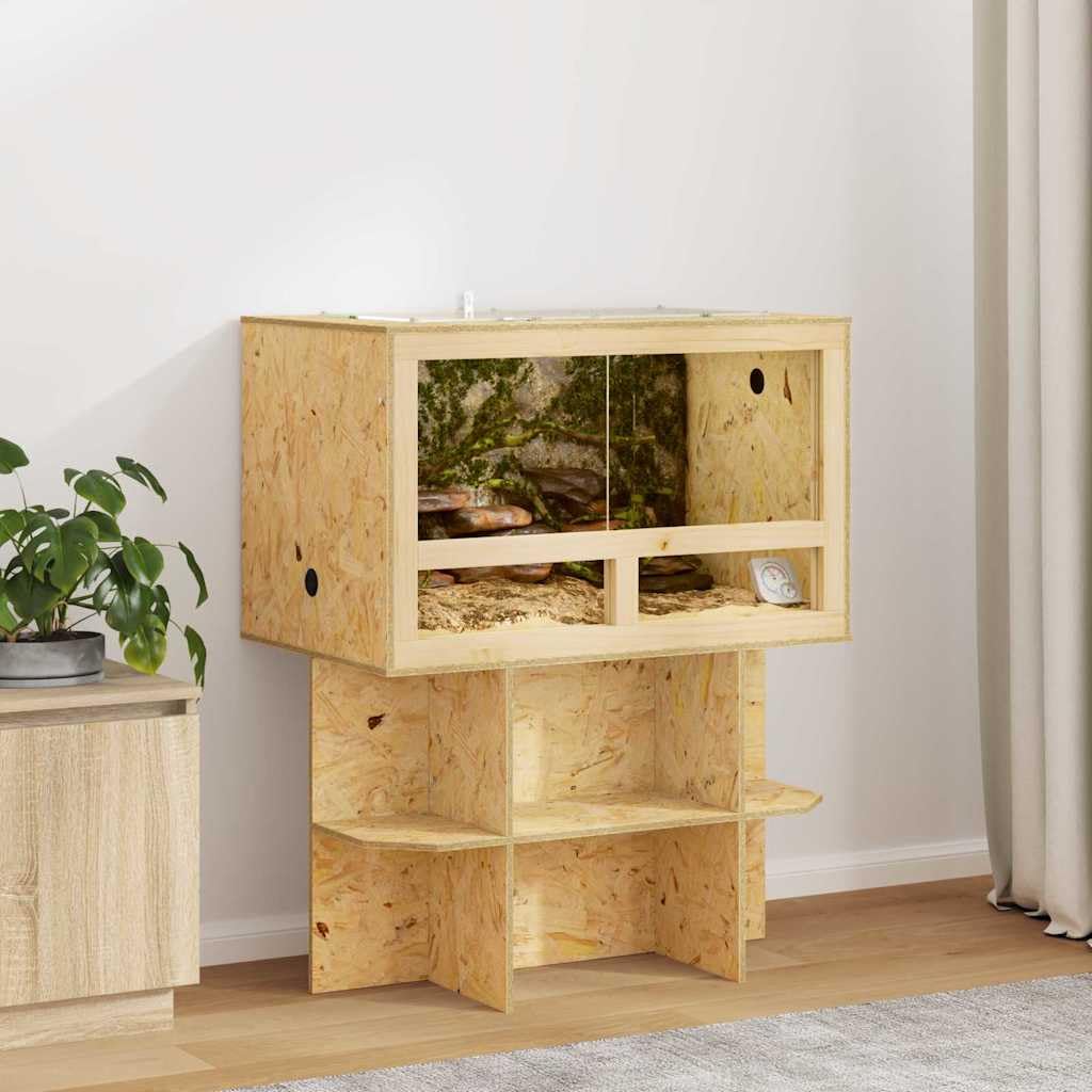 Générique Terrarium Marron 80 x 50 x 100 cm OSB,Articles pour Animaux de Compagnie,Accessoires pour Reptiles & Amphibiens,Terrariums pour Reptiles et Amphibiens,Marron,28.9 KG,3397886
