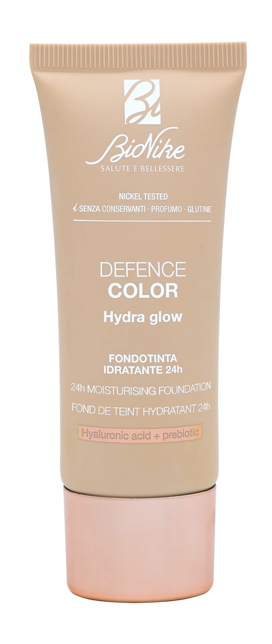 Bionike Defence Color - Fondotinta Hydra Glow Idratante 24h, con Acido  Ialuronico e SPF 15, per Pelli Normali e Secche, Azione Antiossidante e  Protettiva, Dona una Pelle Luminosa e Sana, 30 ml :