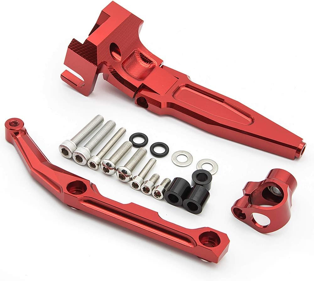 FXCNC Racing Motorcycle Steering Damper Stabilizer Buffer Mounting Bracket Compatible with FJ-09 FJ09 MT-09 MT09 Tracer 2015-2020（900 Tracer GT 2015-2020)