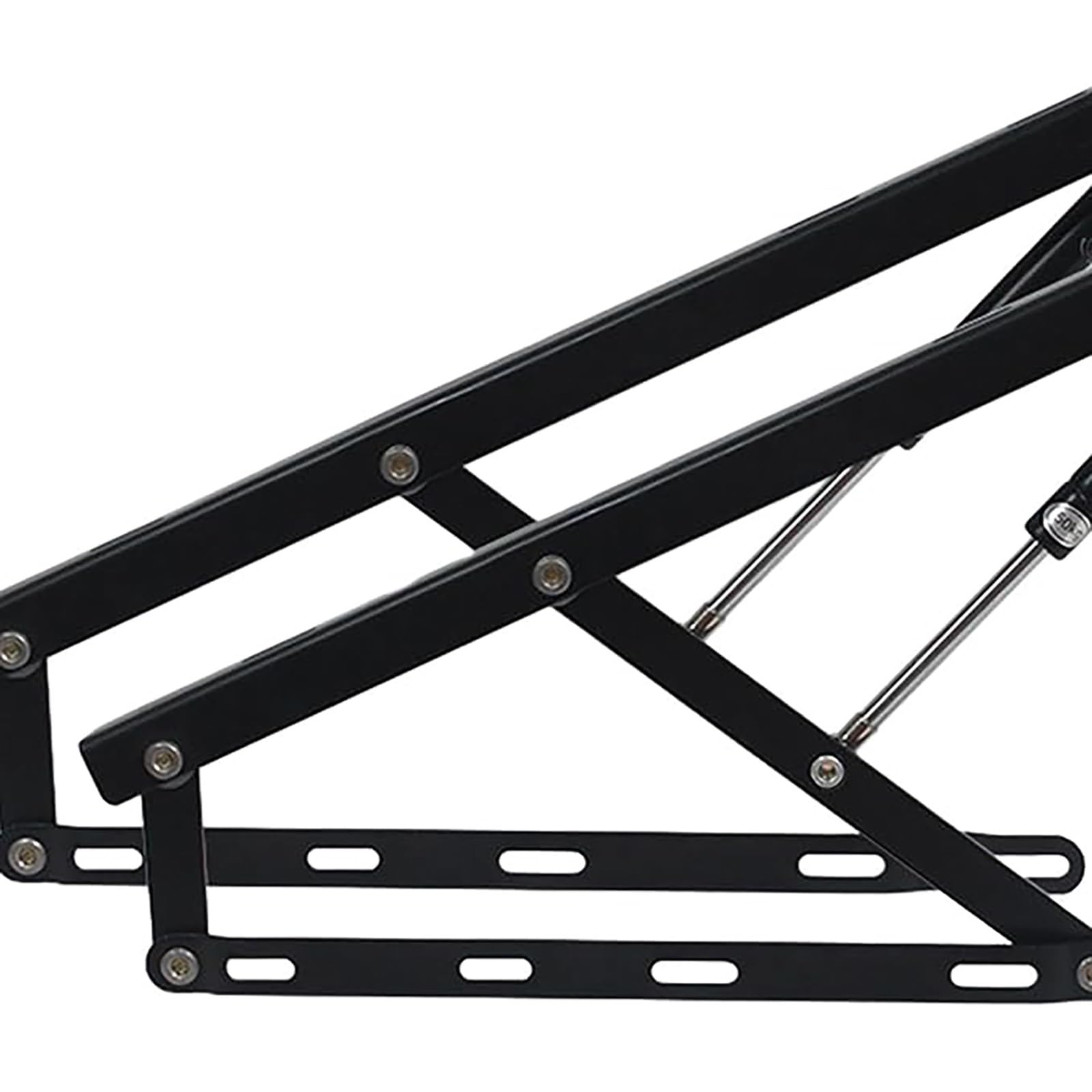 Juego de mecanismo hidráulico de elevación de cama resistente de 750 mm, bisagras de resorte de gas para elevar el marco de la cama, soporte neumático para caja de almacenamiento de cama