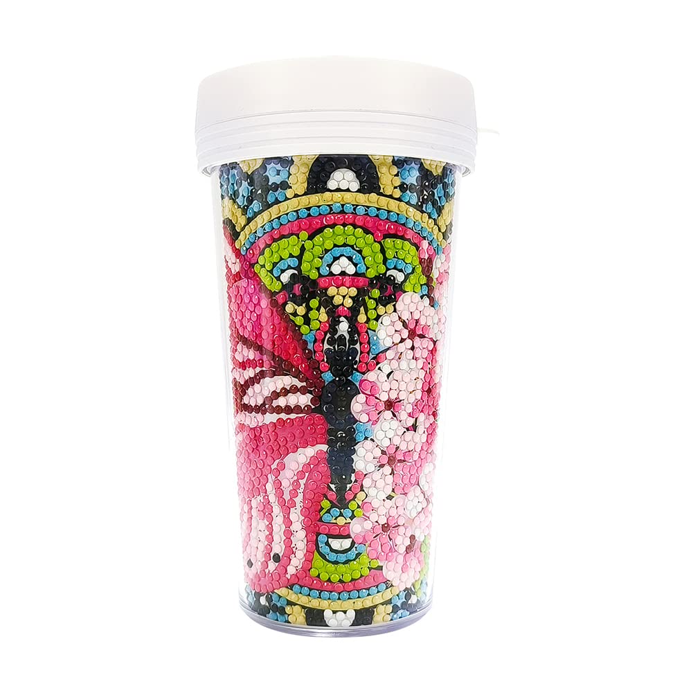 DIY Diamant-Malerei Wasserflasche – 473 Ml, BPA-frei, Mit Strasssteinen, Auslaufsicher, Ideal Als Geschenk Für Freunde & Kinder