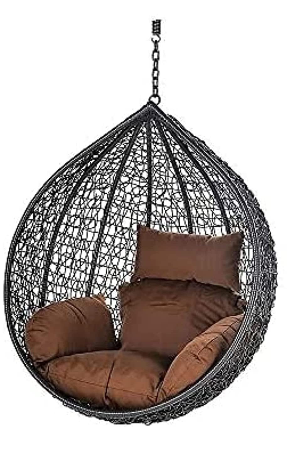 Luxury Jhula King Hammock Swing Chair with Cushion & Spring for Outdoor Indoor Living Room Balcony Garden Patio Hanging Swing for Adults-image-42