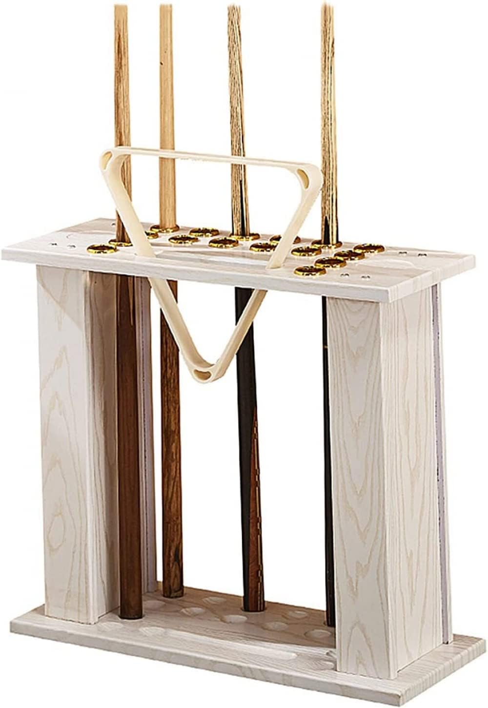Ball Cue Stand Rack - Snooker Stick Rack, Fishing Rod Rack, Holds 16 Cues, Stylish Premium Billiard Table Accessories