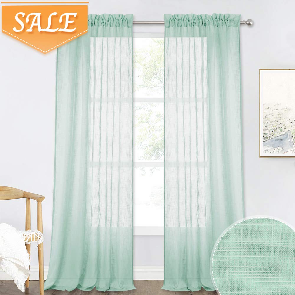Sage Green Lace Curtains Curtains & Drapes