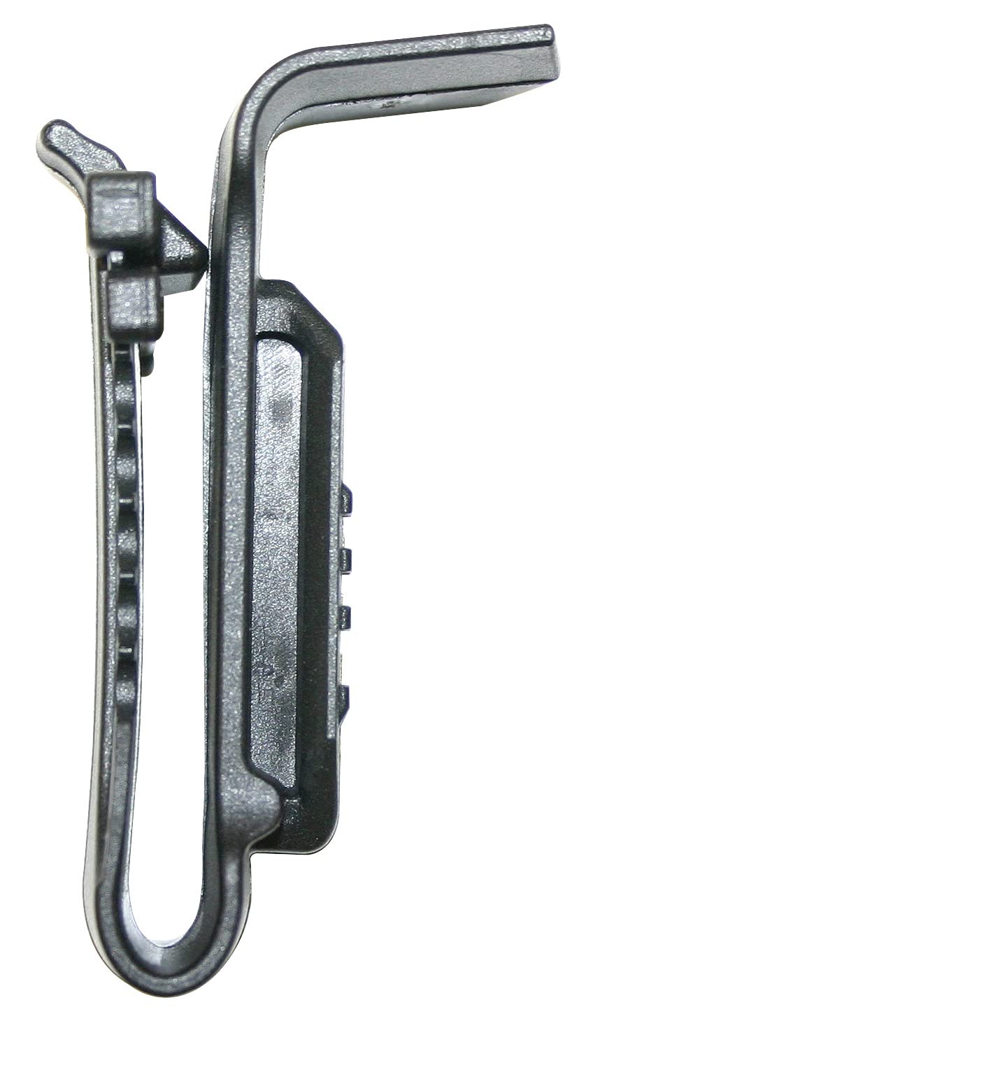 Uncle Mike's Kydex Off-Duty and Concealment Clip On Accessory Tactical Light Holder, Black for M3, M6, Glock