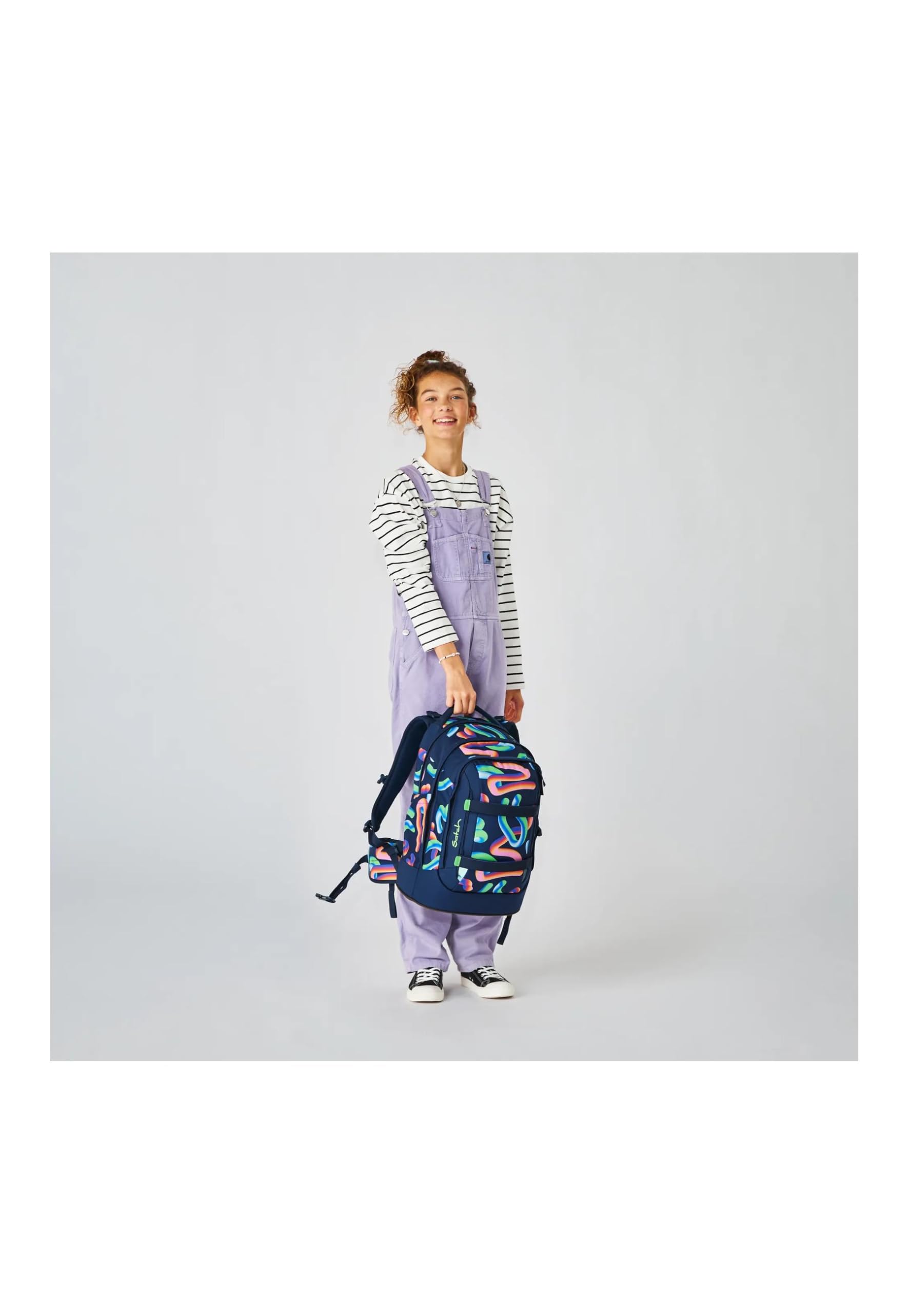 Satch Pack Schulrucksack ab 5. Klasse ergonomisch 30L Stauraum standfest Organisationstalent