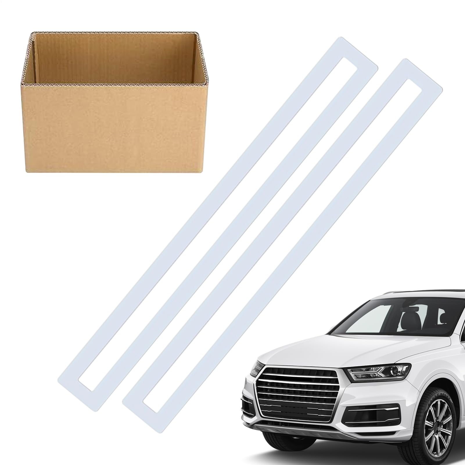 Parkplatz-Linien-Schablone, Parkplatz-Linien-Schablone zum Malen, faltbare Schriftzughilfen mit Papierbox, wiederverwendbares Zeichenzubehör für Beton, Gehweg & Malerei