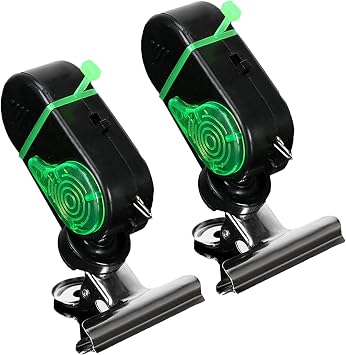 Bite Alarms for Fishing Poles Precise Alarming Sound Light 2 Pieces