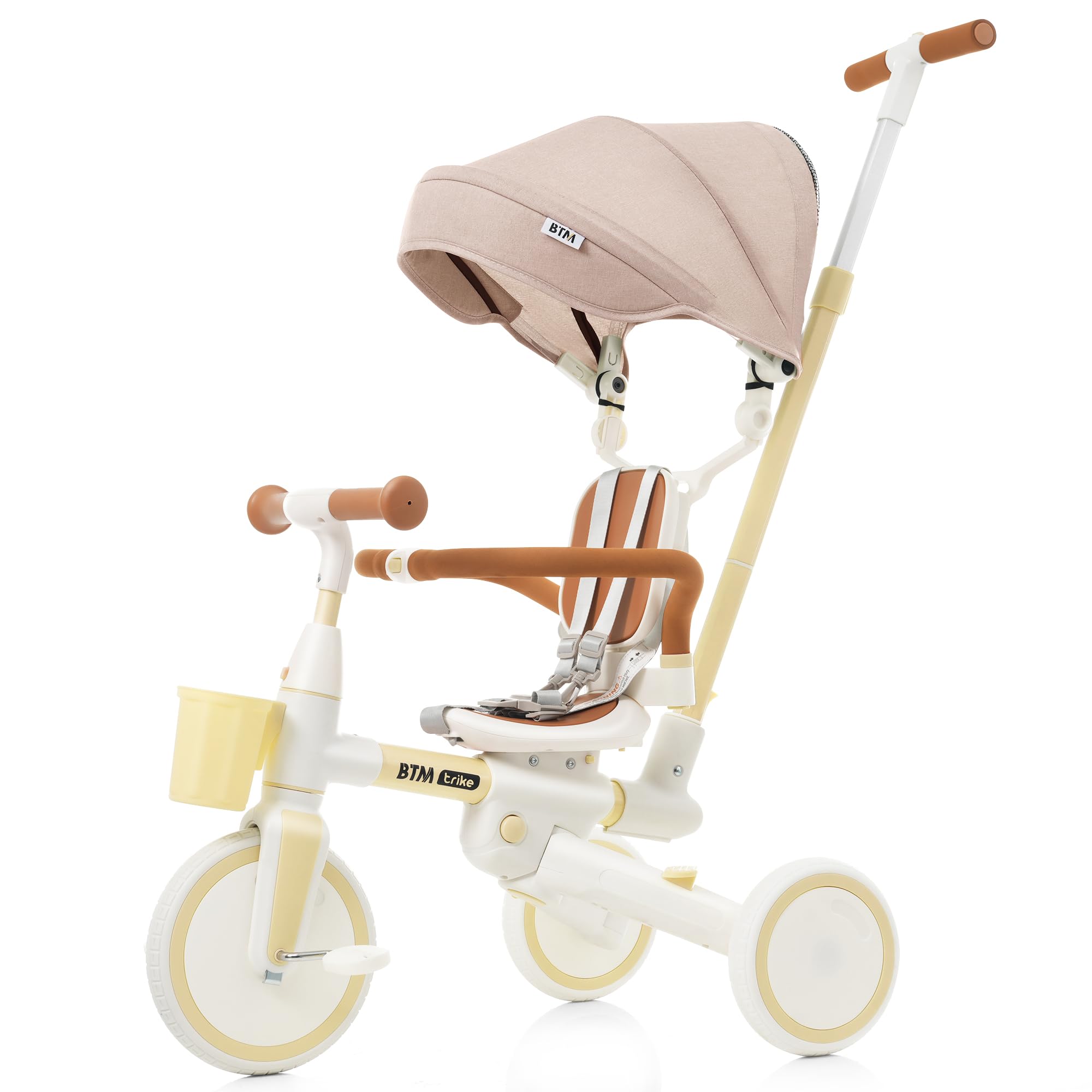 リヤカー(黄色の方) Amazon.co.jp: 7in1，子供用多機能三輪車,リヤカーです，手押し棒