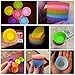 BakeBaking Mini Muffin Pan - Reusable Silicone Cupcake Molds 2in 24 Pack - Small Baking Cups Truffle Cake Pan Set Nonstick in 6 Colors