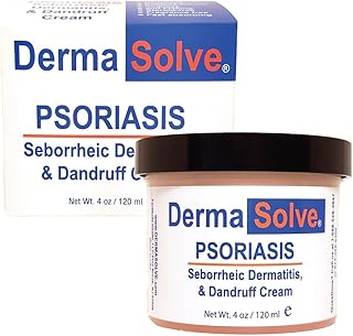 Dermasolve Psoriasis & Seborrheic Dermatitis Treatment Cream - Provides Intense Relief for Itchy, Flakey Skin and Advanced Moisturizing Prevents Future Flare-Ups 4.0 oz
