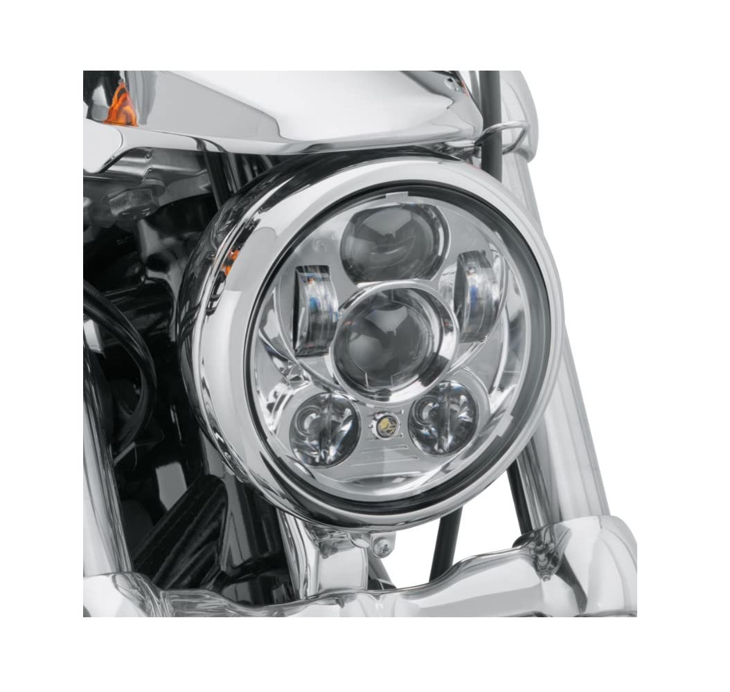 Amazon | 車検対応! 最新型 ハーレー純正 LED ヘッドライト クローム 
