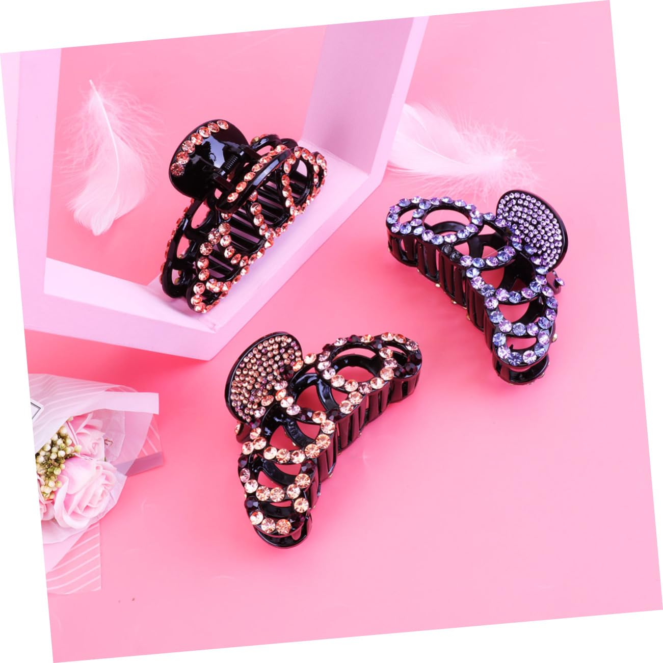 MAGICLULU 6 Stk modischer Pferdeschwanz-Clip hair accessories for haarspange für sehr dickes haar Halteklammern für Haare Hochzeitshaarspangen für Bräute Haarklammer Haarnadeln Mädchen