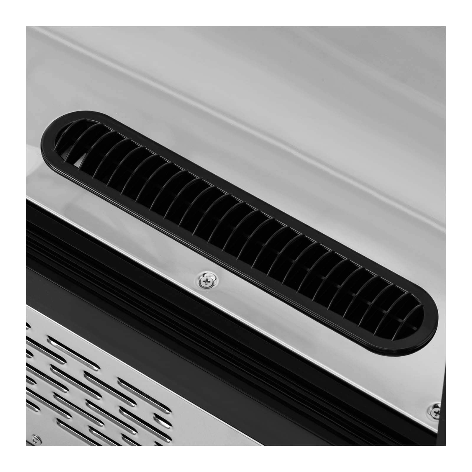 Royal Catering Vitrina Refrigerada Para Hostelería RCCC-160ST (Capacidad: 160 L, Temperatura: 2-10 °C, Con 3 niveles e iluminación LED)