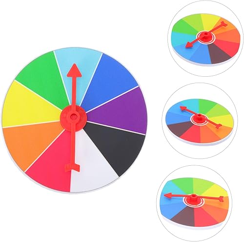Miniatura 6 de BRIGHTFUFU 1 rueda de dibujo de la suerte, rueda de premio de borrado en seco, para premios, rueda de carnaval, juego familiar, premio de juguete