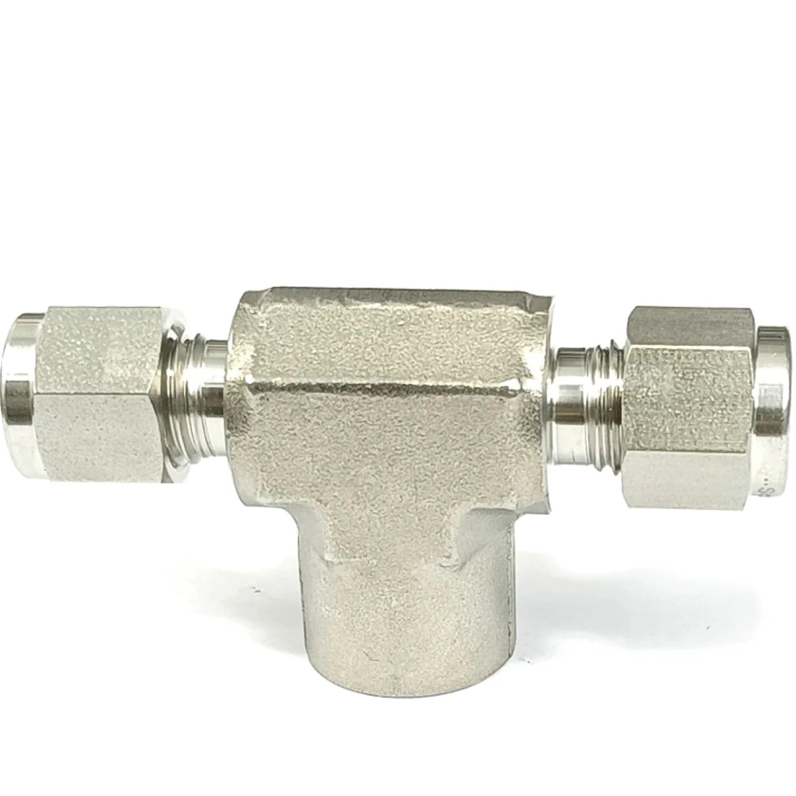 1/4" NPT Female 1/4" Tube OD Compression Union Tee 3 Wasy SUS316L Stainless Steel Pipe Fitting Connector 3000 PSI