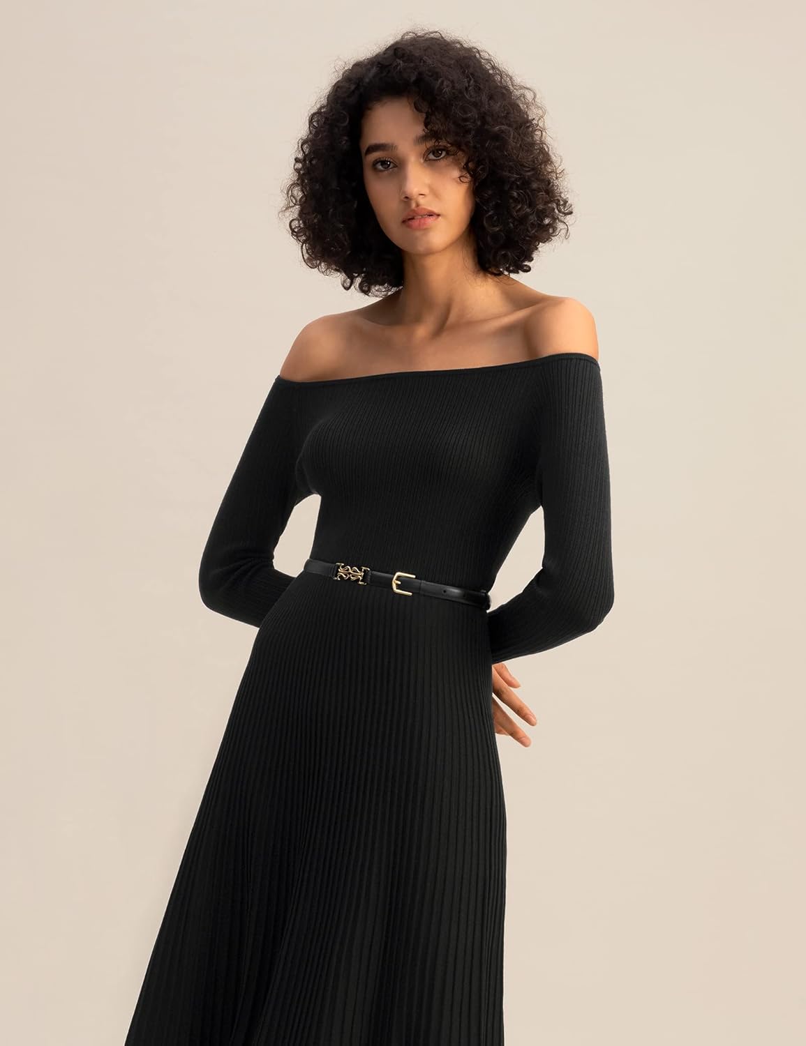 LilySilk Womens Clasp Leather Skinny Belt for Dresses Pants & Jeans, Adjustable & Stretchable Waistband with Metal Buckle