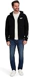 Reebok Logo de ligne zippée pour hommes HoodieJacket