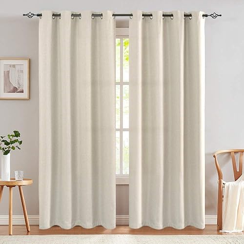 Linen Curtains Amazon Com
